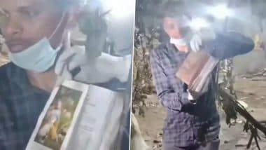 Ahmedabad Plane Crash: Copy of Bhagavad Gita Found Unburnt in Air India Accident, Video Surfaces