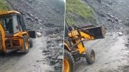 Uttarakhand Rain: Movement Restricted on Sonprayag-Munkatiya Road in Rudraprayag As Incessant Rainfall Disrupts Kedarnath Dham Yatra