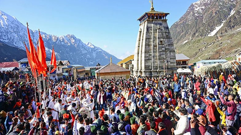 Kedarnath Dham Yatra Update: Kedarnath Yatra Suspended for 3 Days From August 12-14 in View of Heavy Rainfall Alert Issued for Uttarakhand, Says Rudraprayag DM (Watch Video)