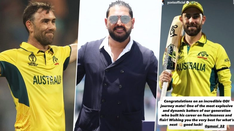 Yuvraj Singh Congratulates Glenn Maxwell For Incredible ODI Career After Explosive Australia All-Rounder Bids One-Day Internationals Adieu