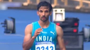 Abdulla Aboobacker Wins Gold Medal For India in Taiwan Athletics Open 2025, Triple Jumper Crosses 16m Mark in Third Attempt (Watch Video)