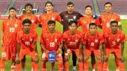 India U23 Football Team Play Out Goalless Draw Against Kyrgyz Republic in International Friendly