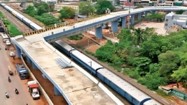 Bhopal’s 90-Degree Bridge Near Aishbagh Stadium Photo Goes Viral: Sharp Turn On ₹18 Crore Overbridge Sparks Safety Concerns