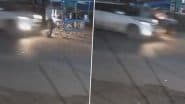 Accident Caught on Camera in Balodabazar: Street Vendor Dies As Speeding Car Hits Him, Drags Him for Several Metres in Chhattisgarh; Disturbing Video Surfaces