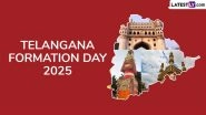 Telangana Formation Day 2025 Wishes: Netizens Share Greetings To Celebrate Statehood Day