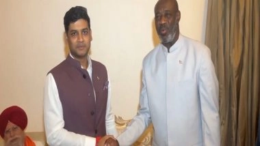 World News | Shrikant Shinde-led Delegation Receives Warm Welcome from Executive Chairman of Liberia's Lower House