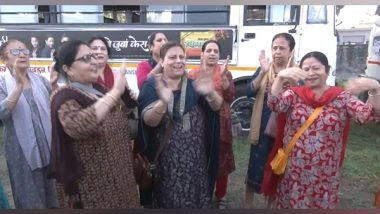 India News | J-K: Undeterred by Terror, Pilgrims Flock to Kheer Bhawani Shrine in Kashmir