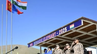 World News | India-Mongolia Joint Military Exercise 'Nomadic Elephant 2025' Commences in Ulaanbaatar