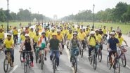 Sports News | Tiranga Rally: 25th Edition of Fit India Sundays on Cycle Pays Tribute to Armed Forces, Celebrates World Bicycle Day