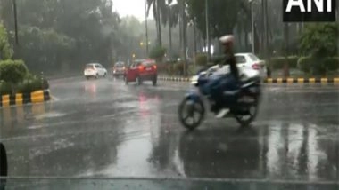 India News | Parts of Delhi Receive Rains; IMD Issues Advisory for Thunderstorms, Gusty Winds for Next Two Days