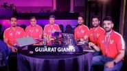 Sports News | Gujarat Giants Make Giant Moves on Day 1 of PKL 12 Auction; Signs Mohammareza Shadloui for Rs 2.23 Crore