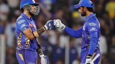 Sports News | IPL 2025: MI Batters' Brilliance Powers Them to 203/6 Against Punjab in Qualifier 2