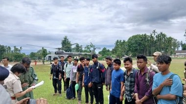 India News | Indian Air Force Rescues 14 Stranded Individuals in Flood-hit Arunachal Pradesh