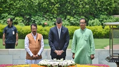 India News | Paraguay President Palacios Pays Tribute to Mahatma Gandhi at Rajghat