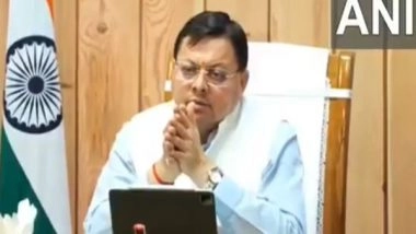 India News | Uttarakhand: CM Dhami Holds Virtual Meet with District Magistrates, Reviews Development Works