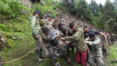 India News | 3 Indian Army Personnel Dead, 6 Missing After Landslide Hits Sikkim Military Camp