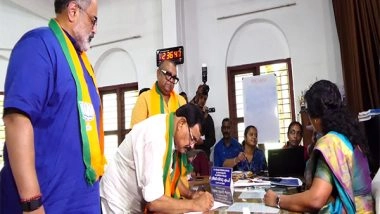 India News | Kerala: NDA Candidate Michael George Files Nomination for Nilambur By-election