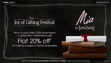 Business News | Celebrate Graduation in Style with Mia by Tanishq's Exciting Offers