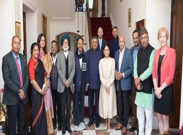 World News | UK's MP Priti Patel Meets Indian Delegation, Shares Commitment to Combat Terrorism