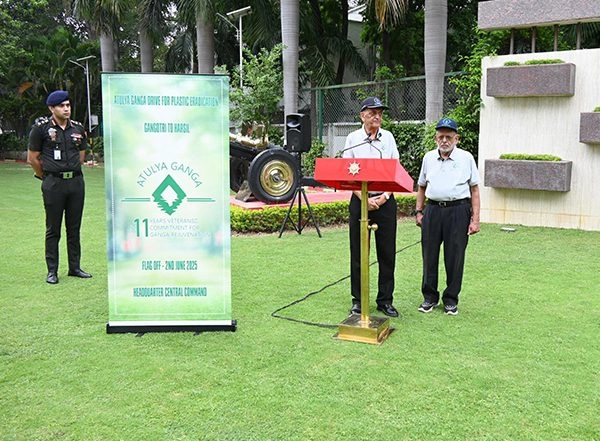 India News | Army Commander, Central Command Flags off Plastic Eradication Kaar Sewa for Rejuvenation of Ganga  New Delhi [I