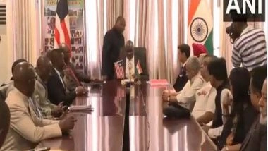 World News | Shrikant Shinde-led All-party Delegation Holds Meeting with Liberian Speaker
