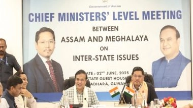 India News | Assam and Meghalaya Governments Agree to Install Boundary Pillars in Five Locations by August 15