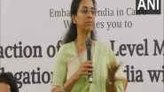 World News | All-party Delegation Leader Supriya Sule Remembers Pahalgam Attack While Addressing Indian Diaspora in Cairo