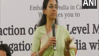 World News | All-party Delegation Leader Supriya Sule Remembers Pahalgam Attack While Addressing Indian Diaspora in Cairo