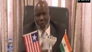 World News | Liberian Speaker, Indian MP Shrikant Shinde Call for United Fight Against Terrorism