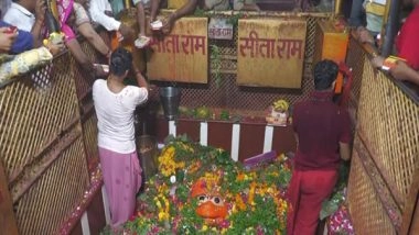 India News | Prayagraj: Devotees Offer Prayers at Lete Hanuman Temple on 4th Tuesday of Jyeshtha Month