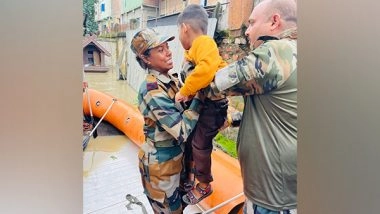 India News | Assam Rifles Continues Flood Relief Efforts on the Third Day of Operation Jalrahat-II