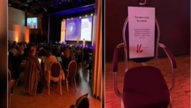 World News | Empty Chair at WEXFO Honours Jailed Baloch Activist Mahrang Baloch, Symbolising Silenced Voices