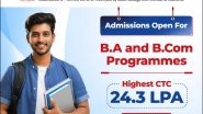 Business News | Symbiosis College of Arts and Commerce Invites Pre-Merit Applications for 2025 UG & PG Admissions: Deadlines Set for June 5 and June 17