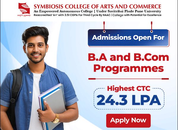 Business News | Symbiosis College of Arts and Commerce Invites Pre-Merit Applications for 2025 UG & PG Admissions: Deadlines Set for June 5 and June 17