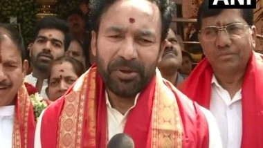 India News | Union Minister G Kishan Reddy Attends Brahmotsavam Celebrations in Hyderabad
