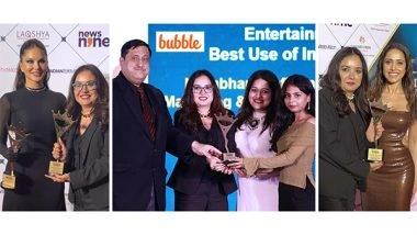 Business News | Bubble Communication Honored as Best Media & Influencer Marketing Agency at the 4th Wonder Women Awards 2025