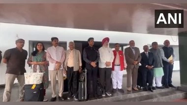 World News | Indian Parliamentary Delegation Led by Shrikant Shinde Concludes Four-nation Tour, Departs Liberia for India