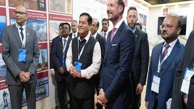 World News | India Pavilion Inaugurated by Crown Prince of Norway with Union Minister Sarbananda Sonowal at Nor-Shipping in Oslo