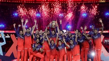 Sports News | Reunion of OG Trio, Virushka Moment, Virat's Overwhelming Emotions: RCB's Maiden IPL Title Win, in Pictures