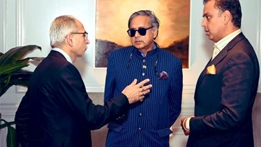 World News | Shashi Tharoor's Delegation Arrives in Washington, Briefed by Indian Envoy to US