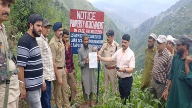 India News | J-K: Ramban Police Attaches Property Under UAPA Section 25