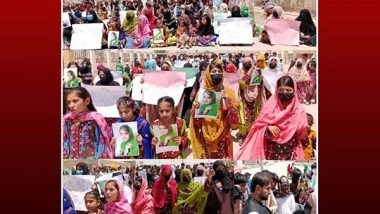 World News | Protests Erupt in Balochistan over Duo's Abduction, Activists Accuse Pak