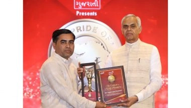 Business News | Rapid Organic Honoured with 'Pride of Gujarat' Award for Excellence in Organic Food and Farming