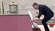 World News | Australian Defence Minister Marles Lays Wreath at National War Memorial