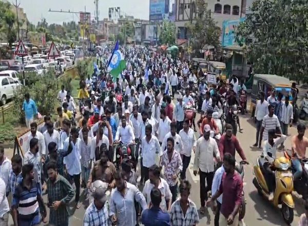 India News | YSRCP Organises Rallies to Mark 'Betrayal Day', Protests Against CM Chandrababu Naidu