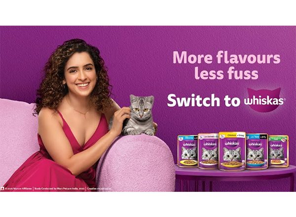 Business News | WHISKAS® Brand Teams Up with Sanya Malhotra to Spotlight WHISKAS® Wet Cat Food; Speaks to India's Fussy Cats in Its Latest Campaign