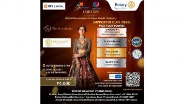 Business News | Rotary District 3141 Presents the Grand Finale of TRF Events: 1 Million Dollar Style Night