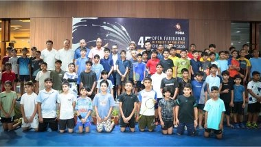 Business News | Over 550 Players Compete at Manav Rachna International School Sector 14 in the 45th FDBA Badminton Championship