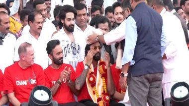 Sports News | Karnataka Govt Felicitates RCB Team at Vidhana Soudha After Their Maiden IPL Title