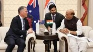 World News | Defence Minister Rajnath Singh Holds Bilateral Meeting with Australian Counterpart Marles